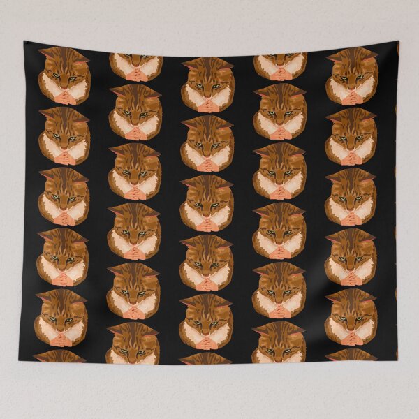 Item preview, Copy of Cat with Hands Meme, Cursed Cat Images designed and sold by printify.