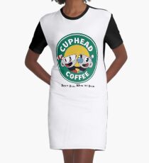 CupHead Mug Graphic T-Shirt Dress