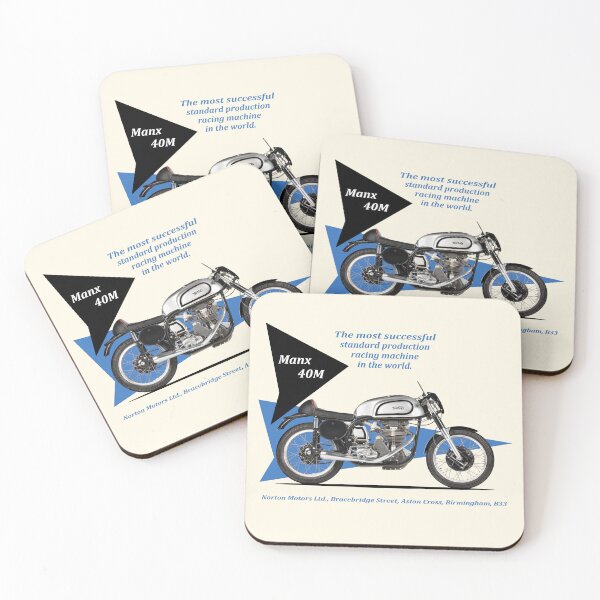 Item preview, Manx Model 40 Racing Motorcycle designed and sold by rogue-design.