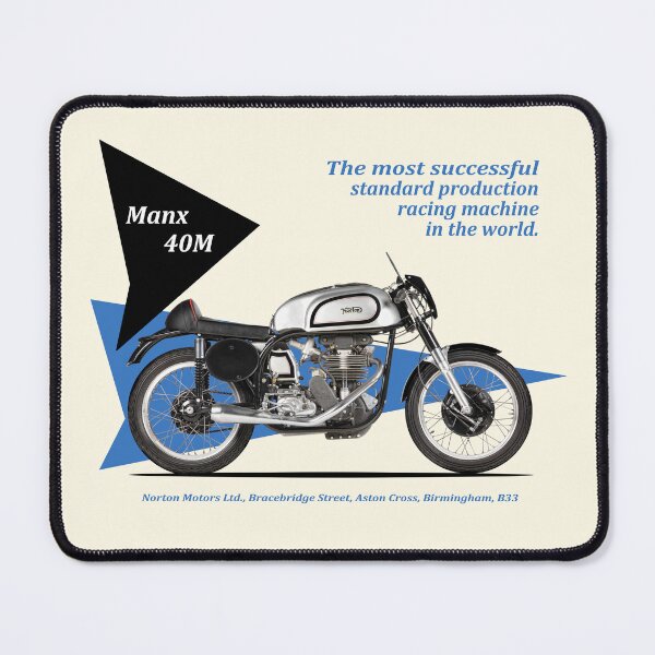 Item preview, Manx Model 40 Racing Motorcycle designed and sold by rogue-design.