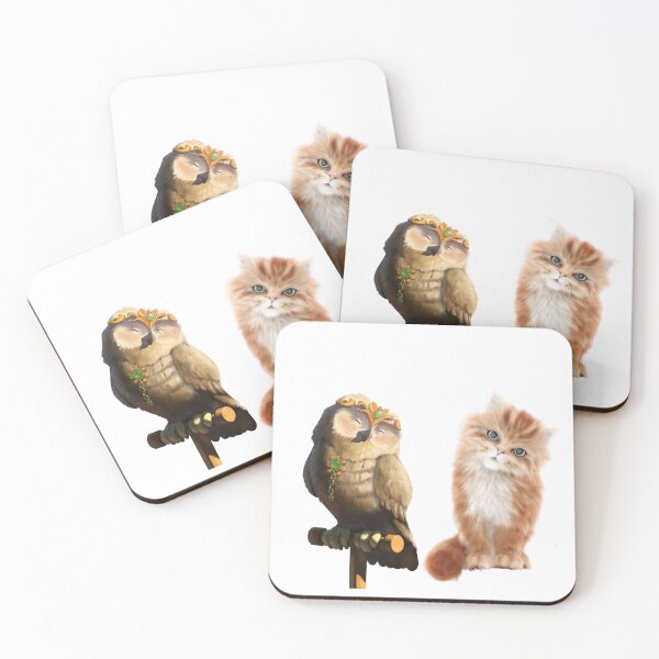 Item preview, A cat and an owl #2 designed and sold by It's All Yours.
