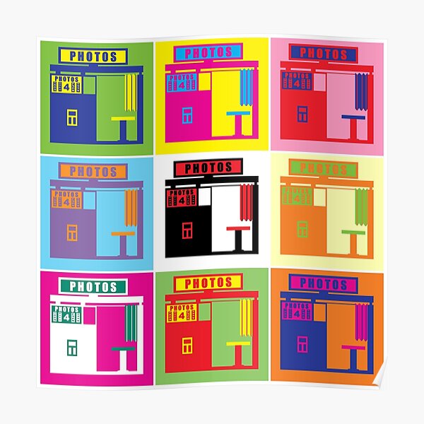 Warhol Photobooth Poster