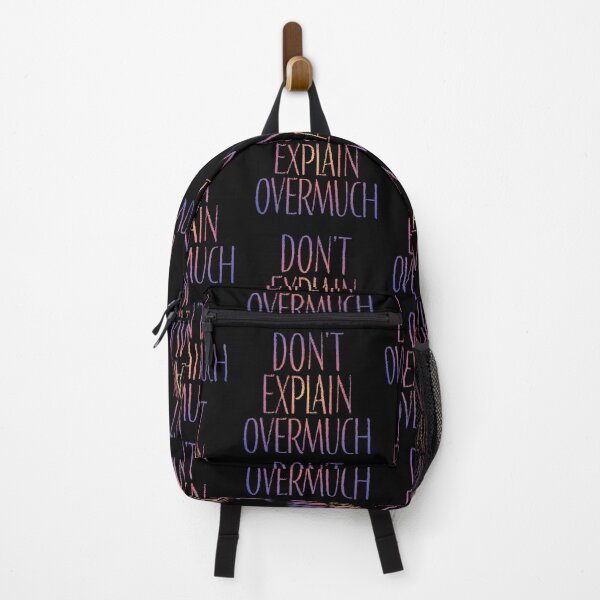 Item preview, Don't explain overmuch v.2 designed and sold by x1brett.