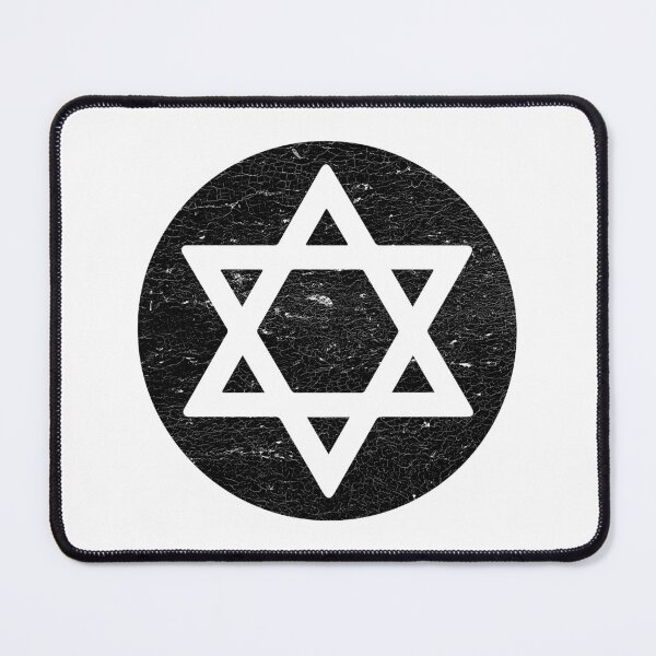 Item preview, Copy of Star of David on black circle , judaism, jewish and Israel symbol designed and sold by IsisOsiris.