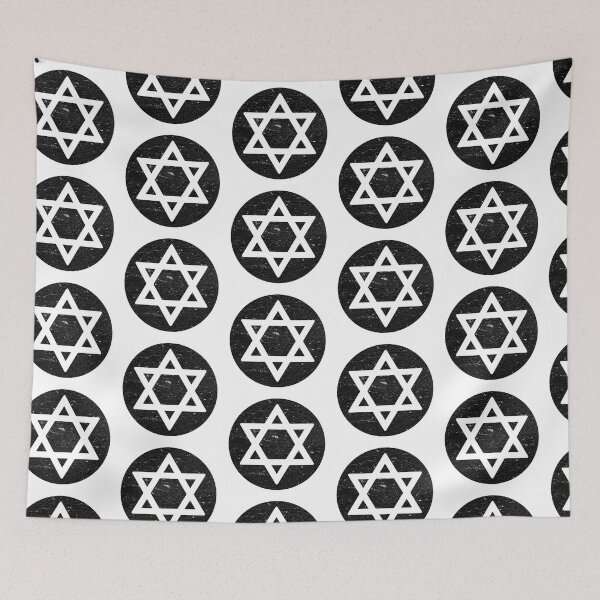 Item preview, Copy of Star of David on black circle , judaism, jewish and Israel symbol designed and sold by IsisOsiris.