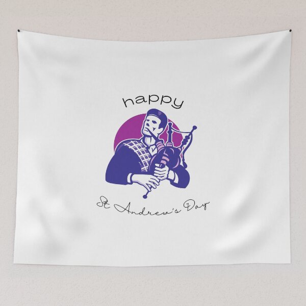 Item preview, Happy St Andrew's Day  designed and sold by S-and-W-4ever.
