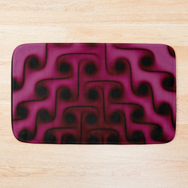 Item preview, Dark Pink and Black Abstract Pattern designed and sold by pinkal.