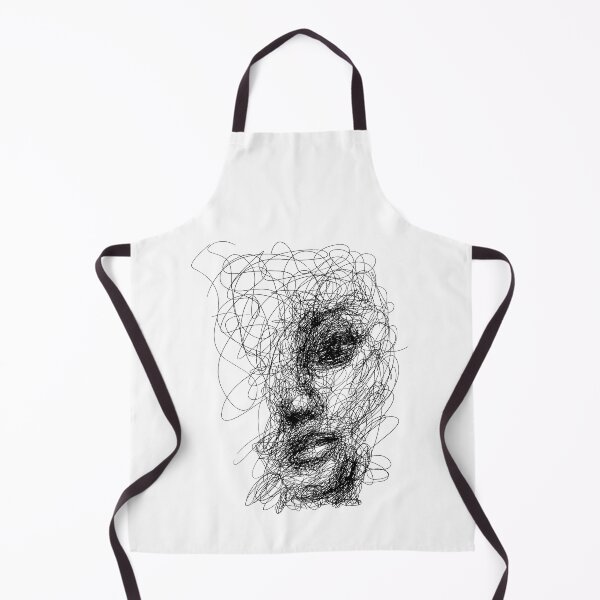 Item preview, Girl portrait one line scribble designed and sold by alphaville.