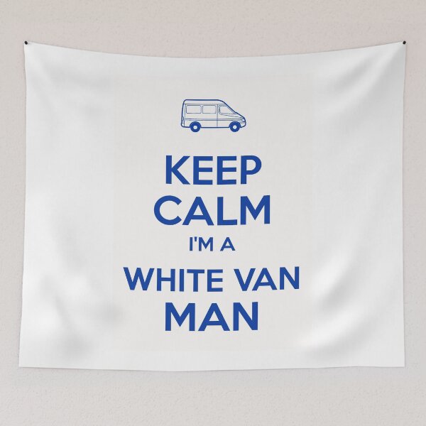 Item preview, Keep calm, I'm a white van man designed and sold by Dis-An-Dat.