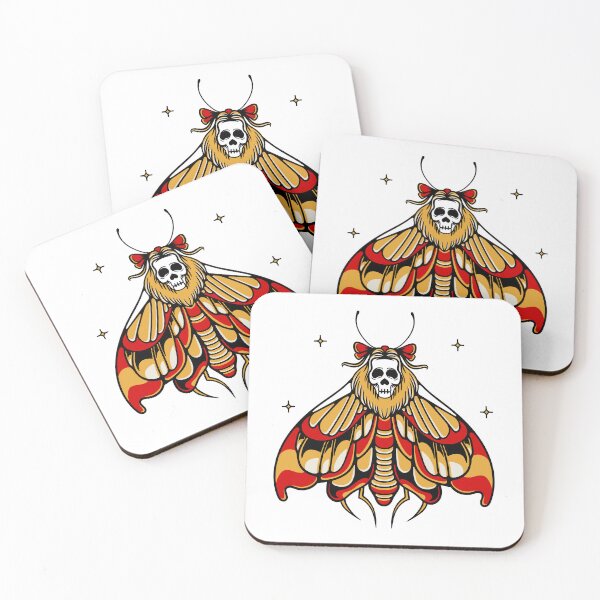 Item preview, butterfly skull designed and sold by TADYSHOP.