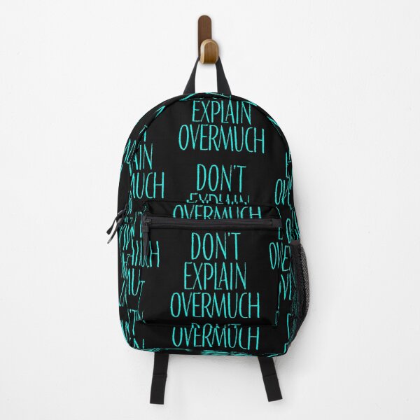Item preview, Don't explain overmuch v.8 designed and sold by x1brett.