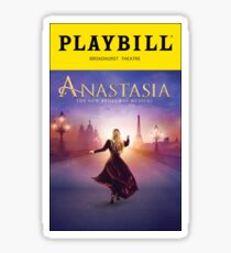 Anastasia Playbill Sticker