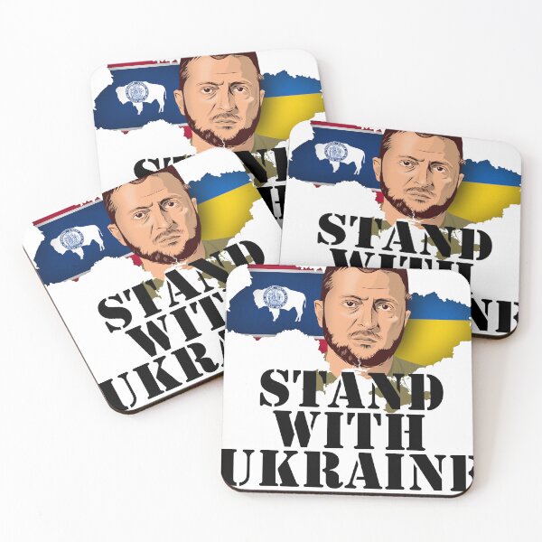 Item preview, Ukraine Wyoming Zelensky t-shirt design designed and sold by Spassprediger.