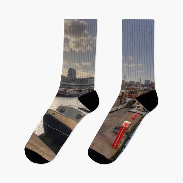 Item preview, Houseboats at Surrey Quays  designed and sold by hawkie.
