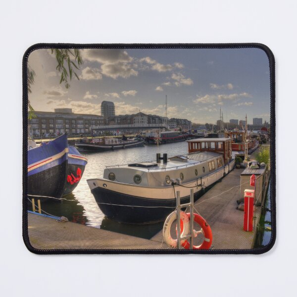 Item preview, Houseboats at Surrey Quays  designed and sold by hawkie.