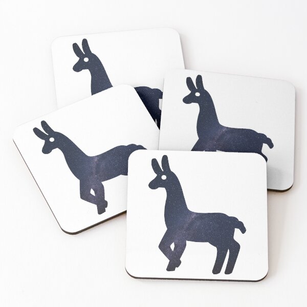 Item preview, Glowing Milky Way On Dark Sky Llama | Cute Llama designed and sold by BopleDesigns.