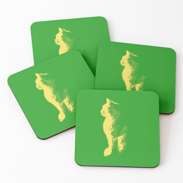 Item preview, Green and Gold Cat designed and sold by IrisAndSeb.
