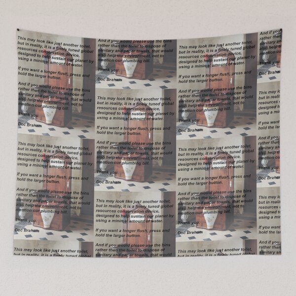 Item preview, Great saying for any bathroom, bar or hotel. designed and sold by BritishYank.