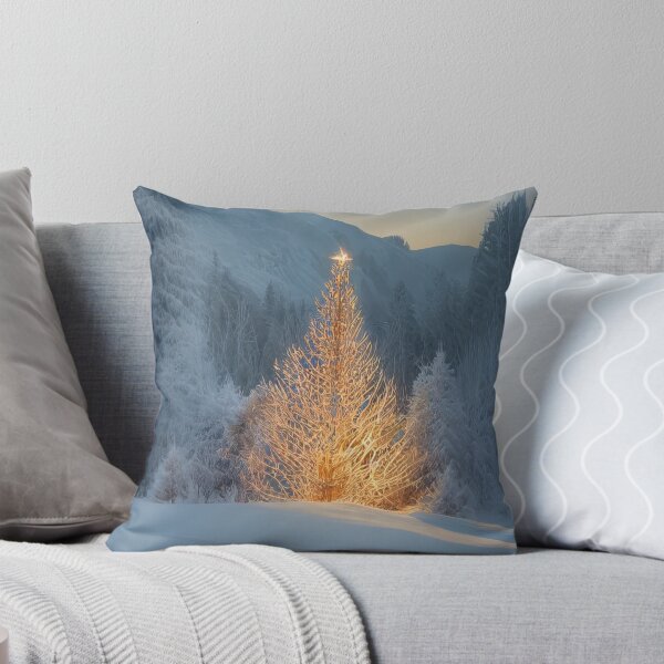 Item preview, Winter Evening Mountain Xmas Tree designed and sold by lordyswiss.