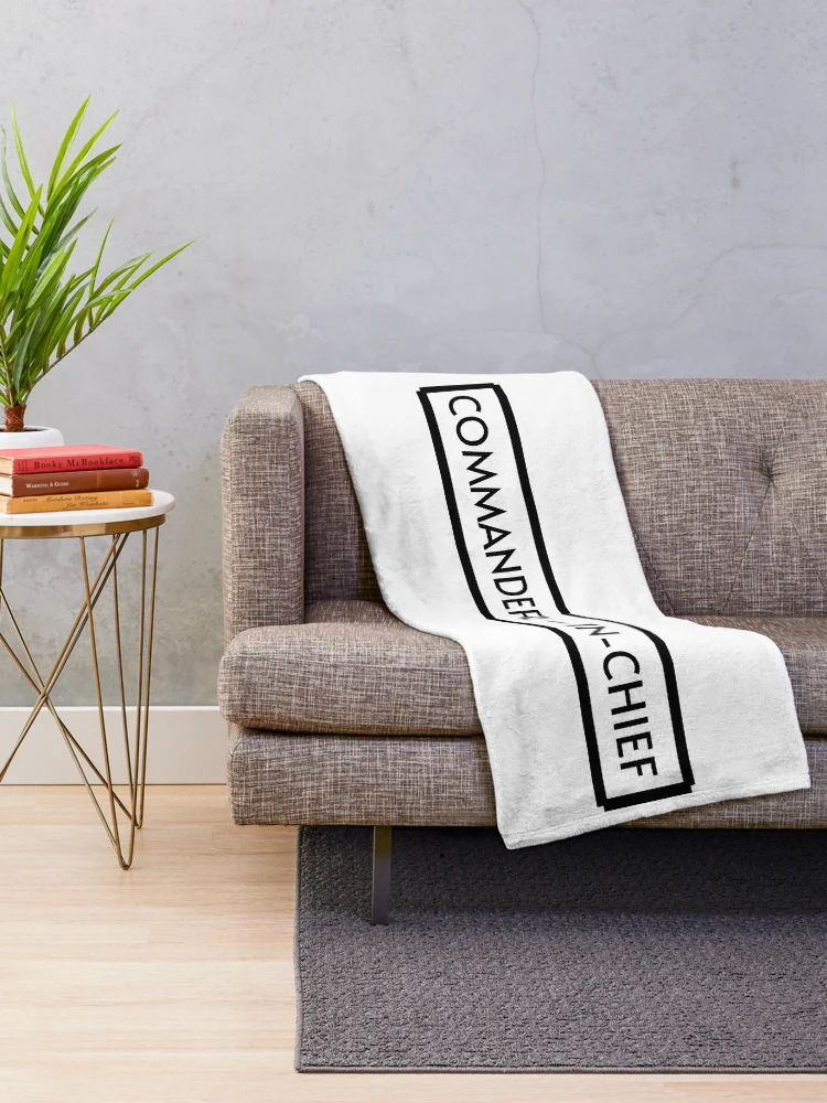 Thumbnail 2 of 6, Throw Blanket, Commander-In-Chief designed and sold by TrulyRested.