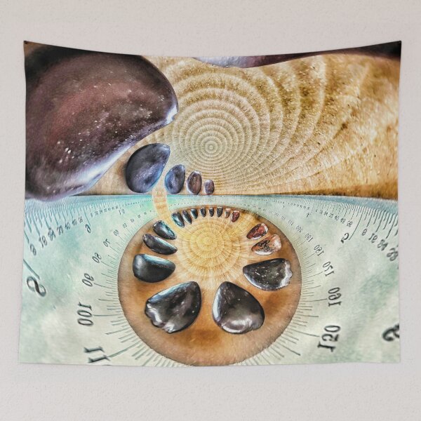 Item preview, Organic Sea Beans at a Geometric Biophilic Design Meeting - Digital Art (Photo Manipulation) 3 of 4 designed and sold by Beachy.
