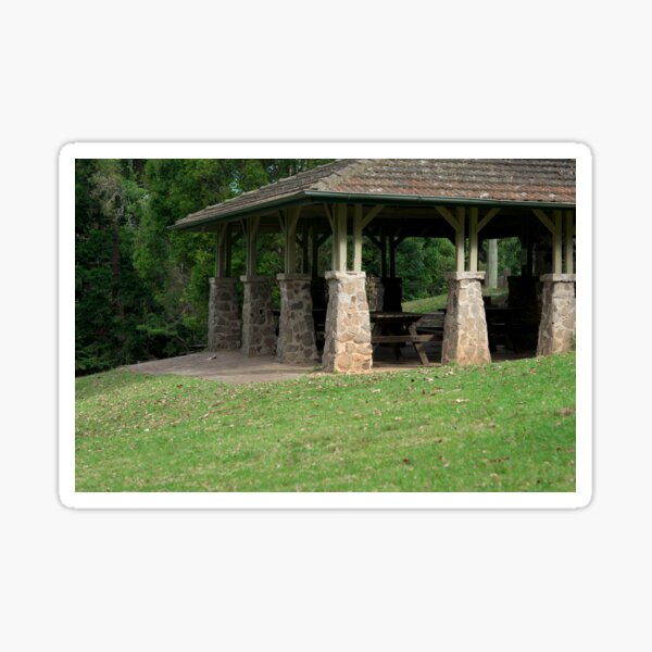 Item preview, romantic historic rural picnic hut in forest designed and sold by Nupu.