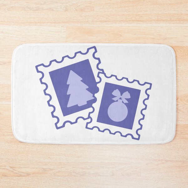 Item preview, Christmas Tree Ornament Post Stamps designed and sold by TasimaDesign.