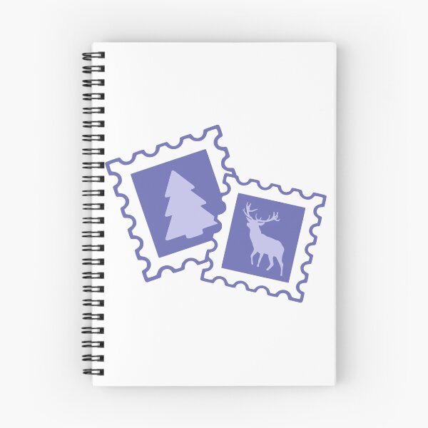 Item preview, Christmas Tree Reindeer Post Stamps designed and sold by TasimaDesign.