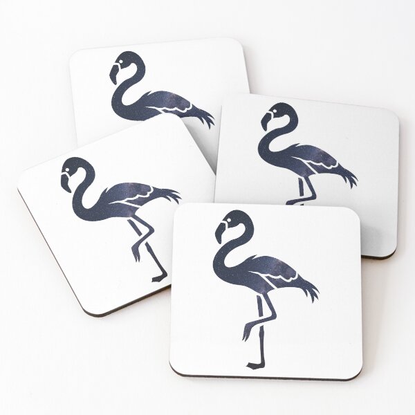 Item preview, Glowing Milky Way On Dark Sky Flamingo | Cute  Flamingo designed and sold by BopleDesigns.