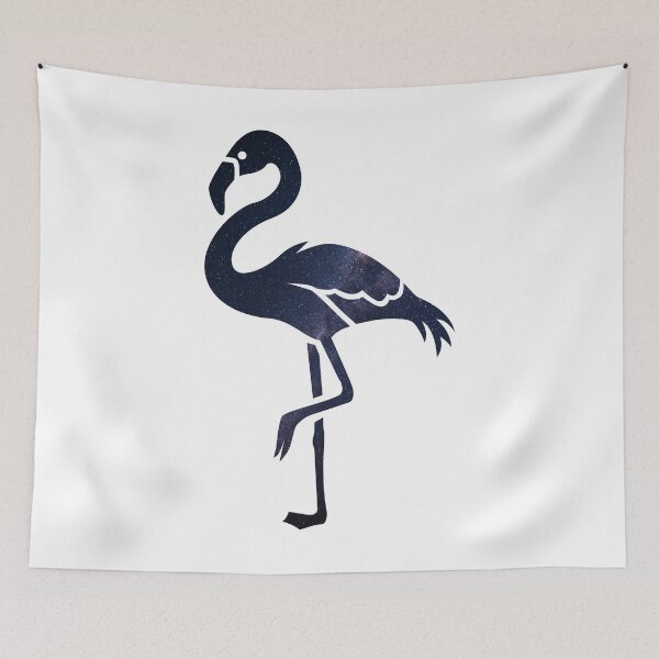 Item preview, Glowing Milky Way On Dark Sky Flamingo | Cute  Flamingo designed and sold by BopleDesigns.