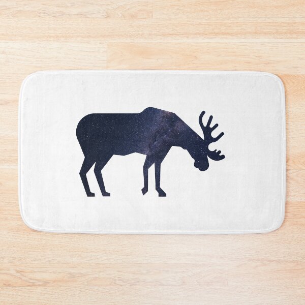Item preview, Vía Láctea que brilla intensamente en el cielo oscuro Moose | lindo alce designed and sold by BopleDesigns.