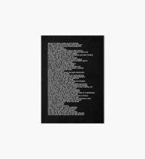 Nikes Shirt Jenny Holzer Truisms Blonde Art Board