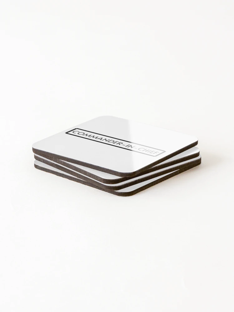 Thumbnail 4 of 5, Coasters (Set of 4), Commander-In-Chief designed and sold by TrulyRested.