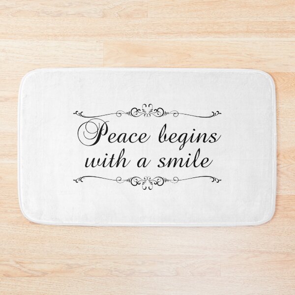 Item preview, Peace Begins With A Smile designed and sold by PhiloJourney.