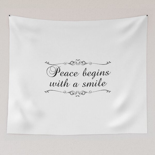 Item preview, Peace Begins With A Smile designed and sold by PhiloJourney.