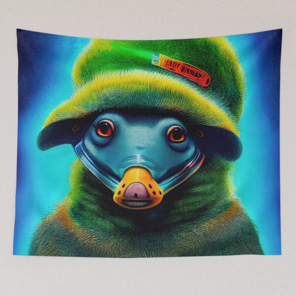 Item preview, Stoned platypus designed and sold by Hoity-Toity.