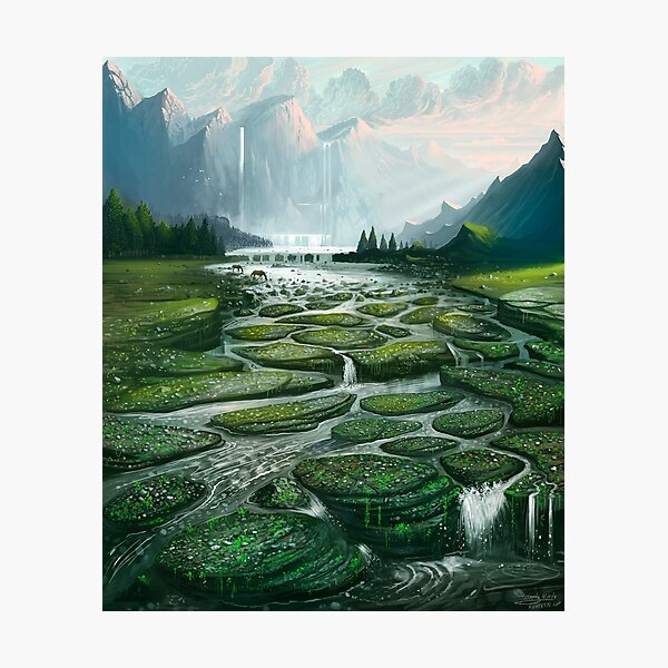 The Great Waterfall Photographic Print