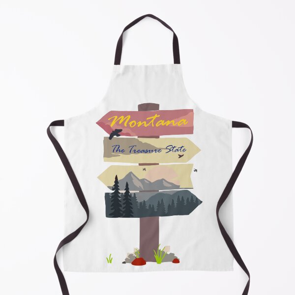 Item preview, Colourful Montana signpost. The Treasure State. designed and sold by janesg.