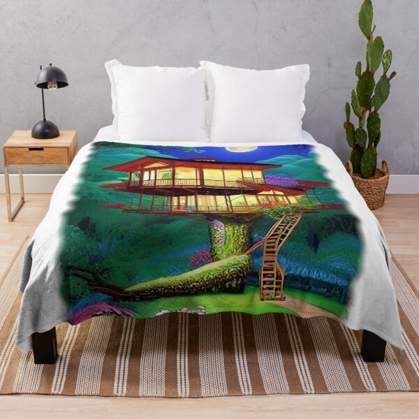 Item preview, Tree House At Night The Moon Shines designed and sold by entrys.