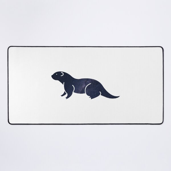 Item preview, Glowing Milky Way On Dark Sky Otter | Cute Otter designed and sold by BopleDesigns.