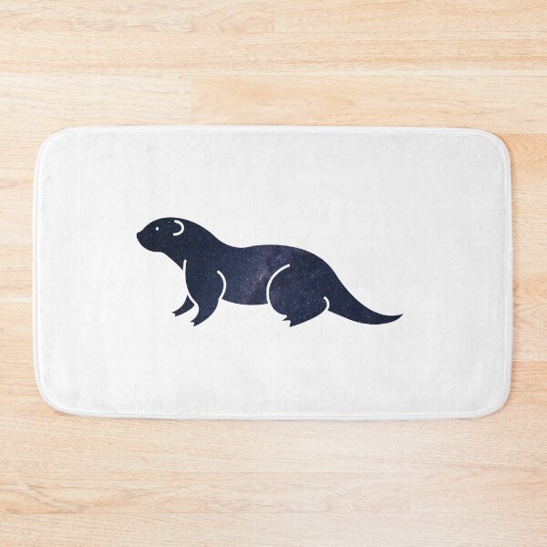 Item preview, Glowing Milky Way On Dark Sky Otter | Cute Otter designed and sold by BopleDesigns.