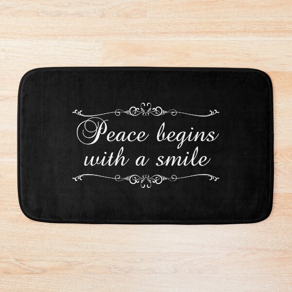 Item preview, Peace Begins With A Smile - Mother Teresa Quotes designed and sold by PhiloJourney.