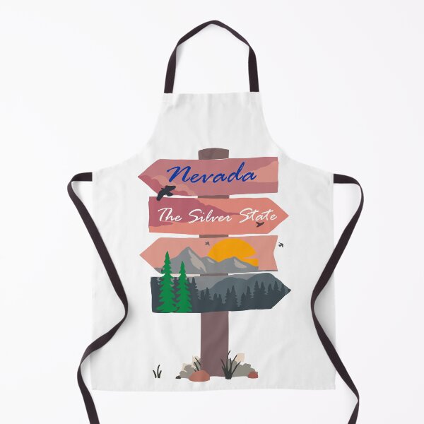 Item preview, Colourful Nevada state signpost. The Silver State. designed and sold by janesg.