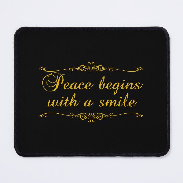 Item preview, Peace Begins With A Smile - Mother Teresa Quotes designed and sold by PhiloJourney.