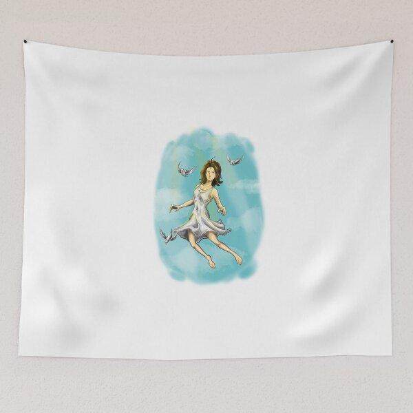 Item preview, Girl Flying designed and sold by artbybred.