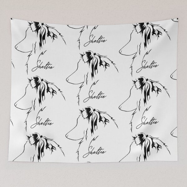 Item preview, Sheltie Shetland Sheepdog Dog Profile Herding Dog designed and sold by dogarts.