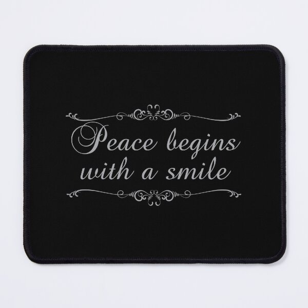 Item preview, Peace Begins With A Smile - Mother Teresa Quotes designed and sold by PhiloJourney.