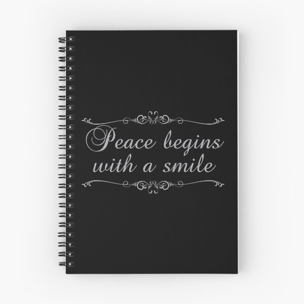Item preview, Peace Begins With A Smile - Mother Teresa Quotes designed and sold by PhiloJourney.