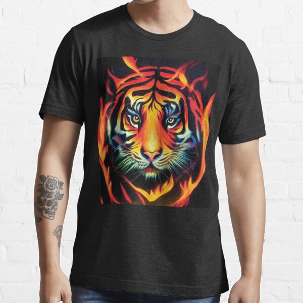 Tiger Flame Shirt Orange