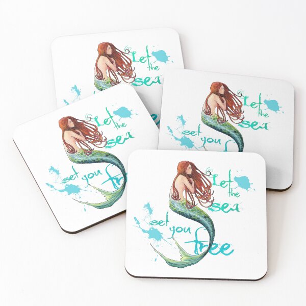 Item preview, Mermaid: Let the sea set you free designed and sold by SamNagelArt.